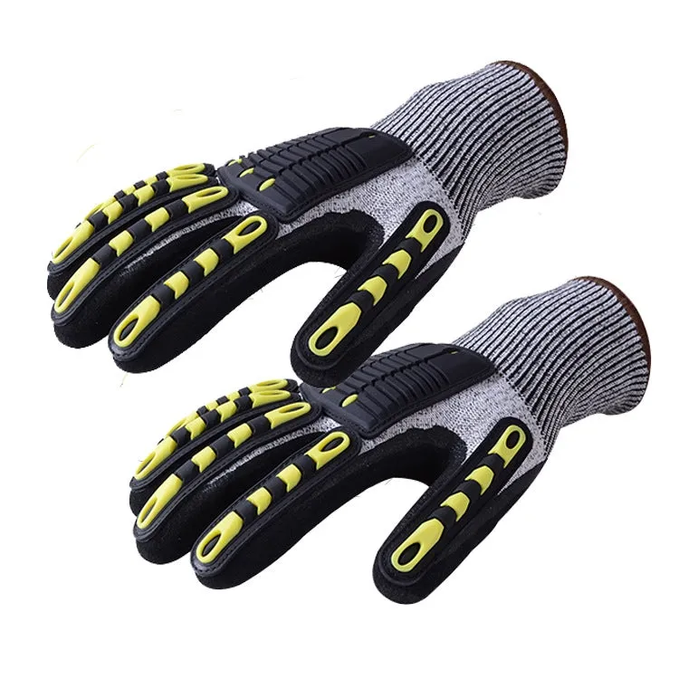 Outdoor Cycling TPR Cut-proof Wear-Resistant Gloves, Size: M(1008)