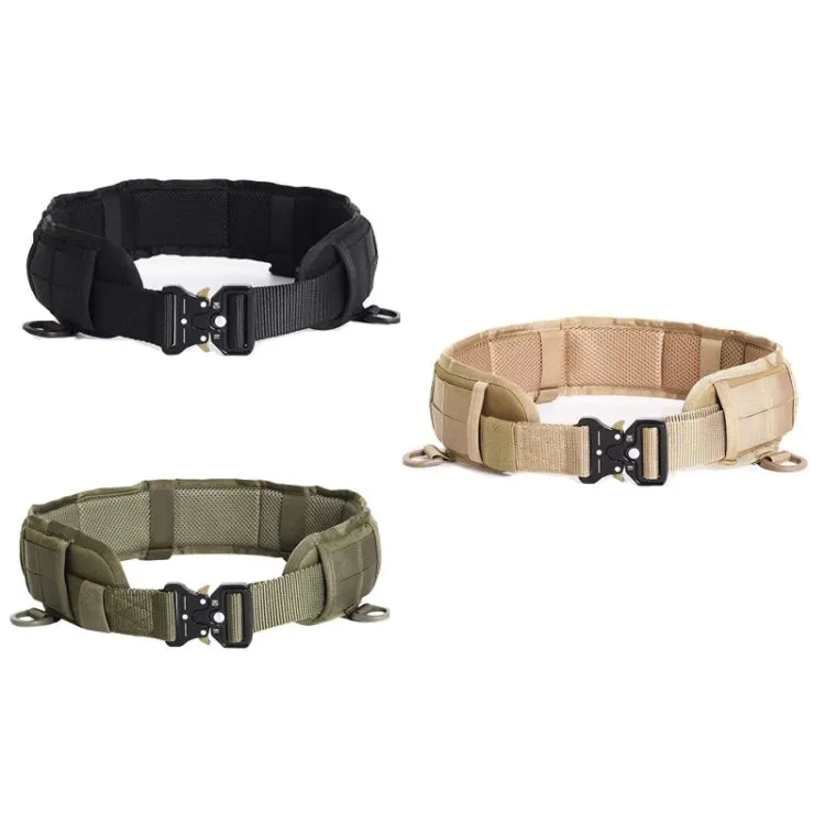 Outdoor Hunting Belt Nylon Waist Belt,Spec: Only Corset  Black