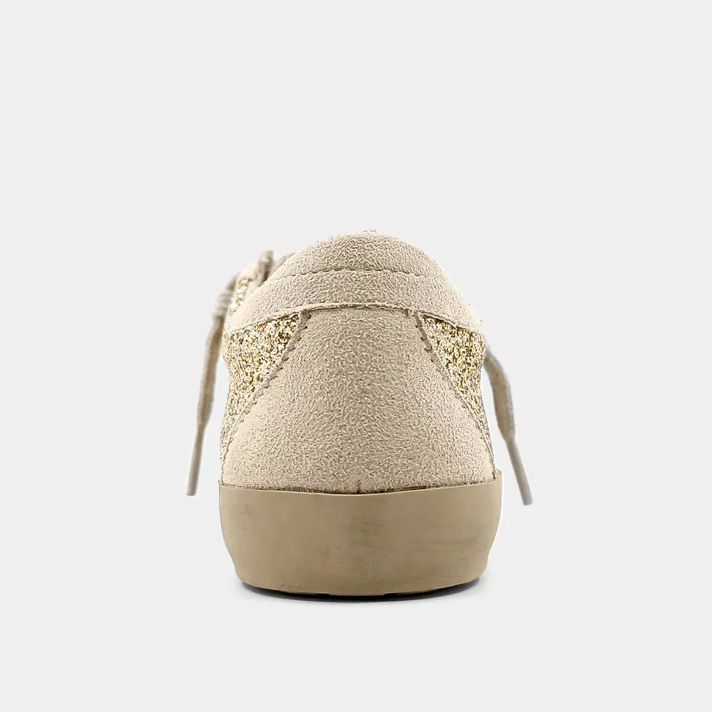 Paula Toddler Sneakers - Gold Glitter