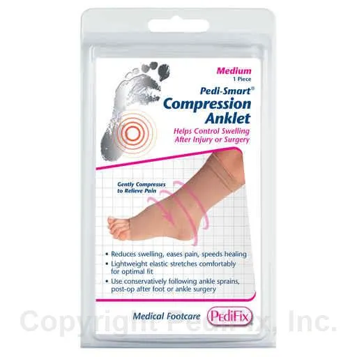 Pedi-Smart® Compression Anklet - Beige