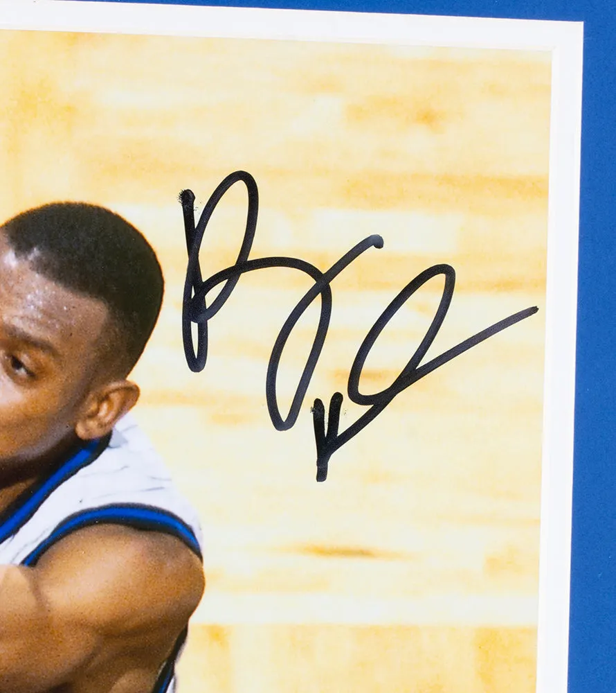 Penny Hardaway Signed Framed Orlando Magic 16x20 Dunk Photo PSA Hologram