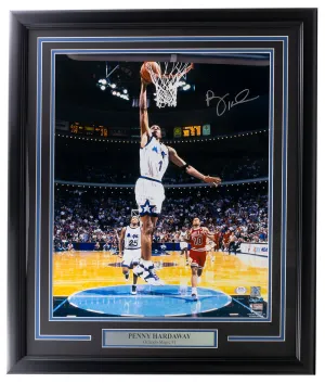 Penny Hardaway Signed Framed Orlando Magic 16x20 Photo PSA Hologram