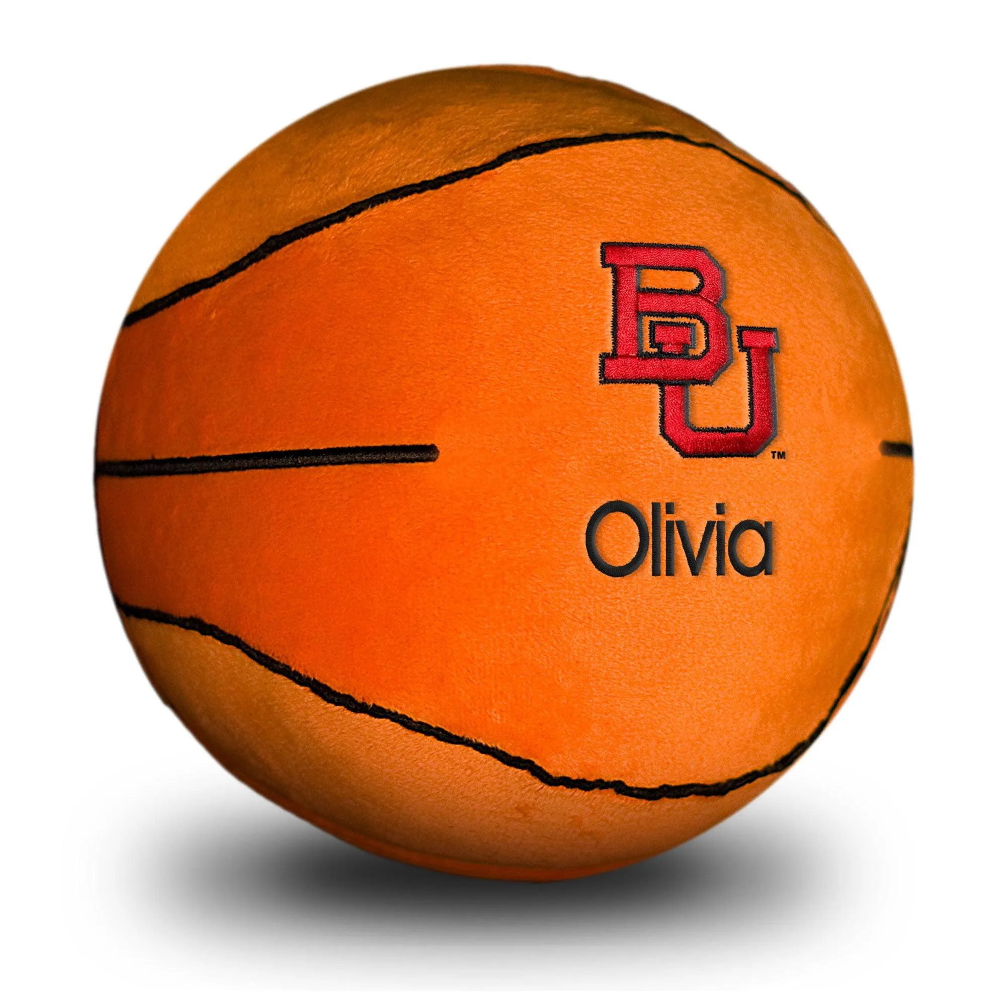 Personalized Boston University Terriers Plush Basketball