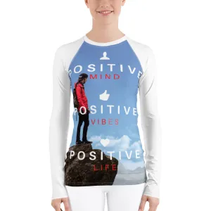 Positive Vibes Women's Rash Guard