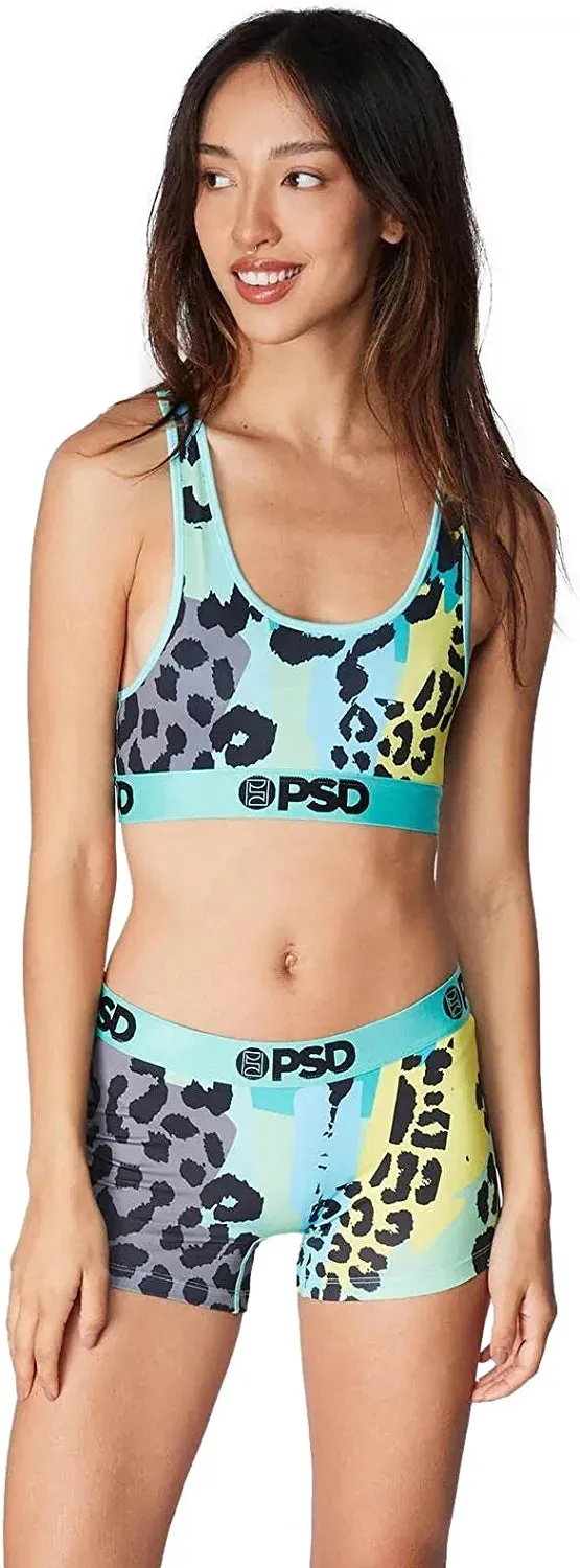 PSD Women's Scattered Cheetah Chill Boy Shorts