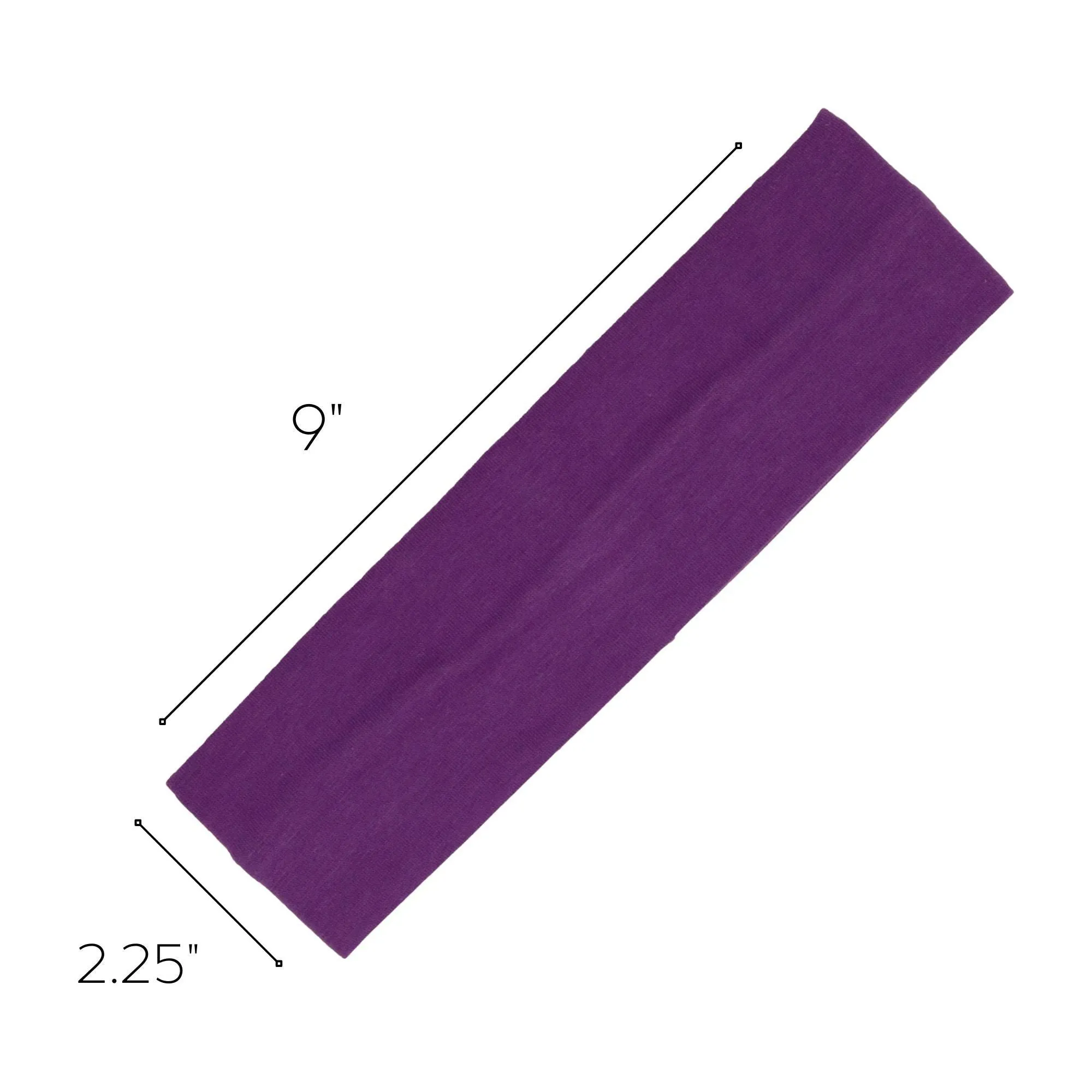 Purple Cotton Headband