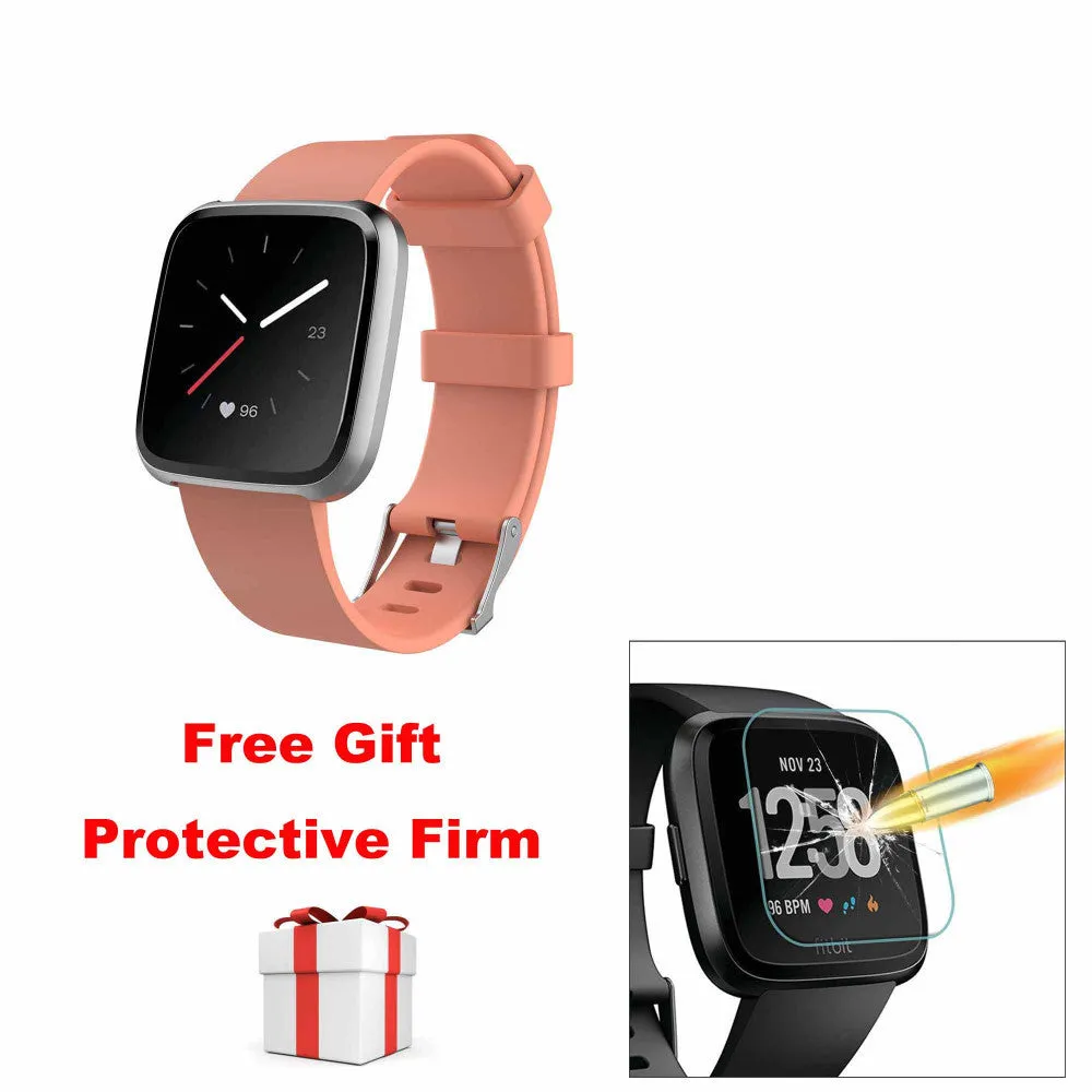 Replacement Band For Fitbit Versa/Versa Lite Starp Soft Silicone Waterproof Wrist Accessories Strap For Fit bit Versa Bracelet