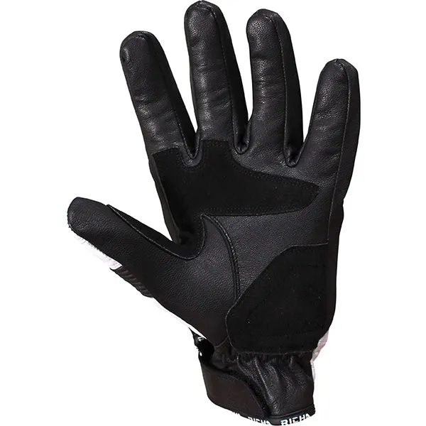 Richa Rock Short Leather Sports Gloves - Black / White