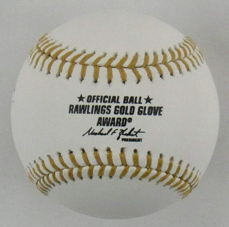 Roberto Alomar Signed Rawlings Golden Glove Baseball JSA Witness