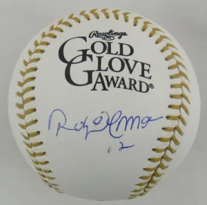 Roberto Alomar Signed Rawlings Golden Glove Baseball JSA Witness