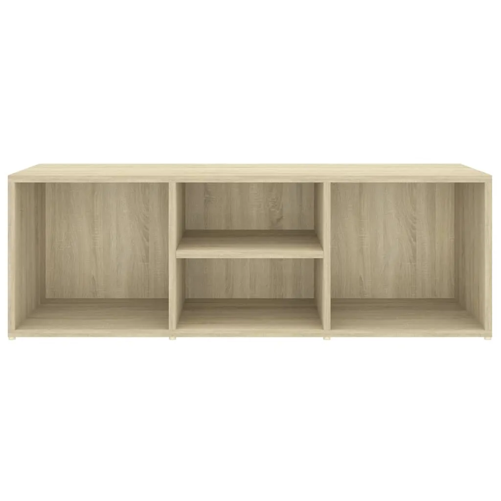 Shoe Storage Bench Sonoma Oak 105x35x35 cm Engineered Wood