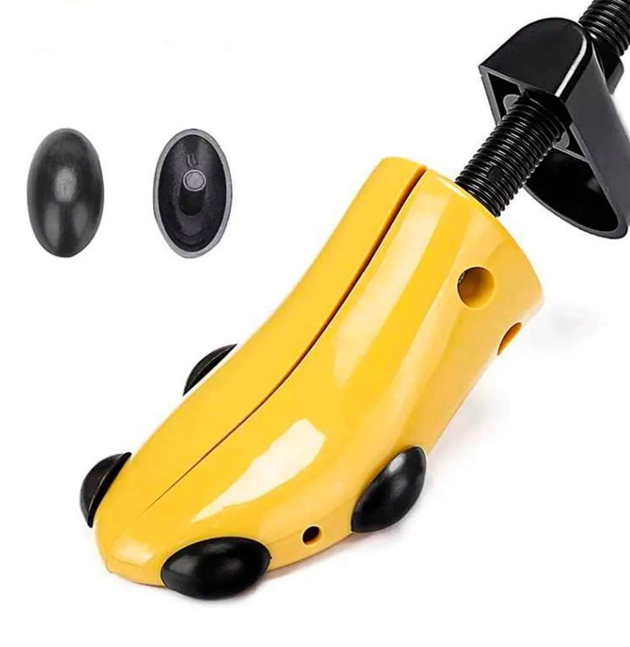 Shoe Stretcher,Two Way Shoe Stretcher Adjustable Length and Width,Unisex Color Yellow