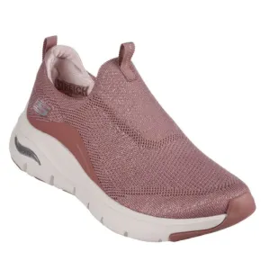 Skechers Arch Fit Slip Ons Keep It Up Mauve