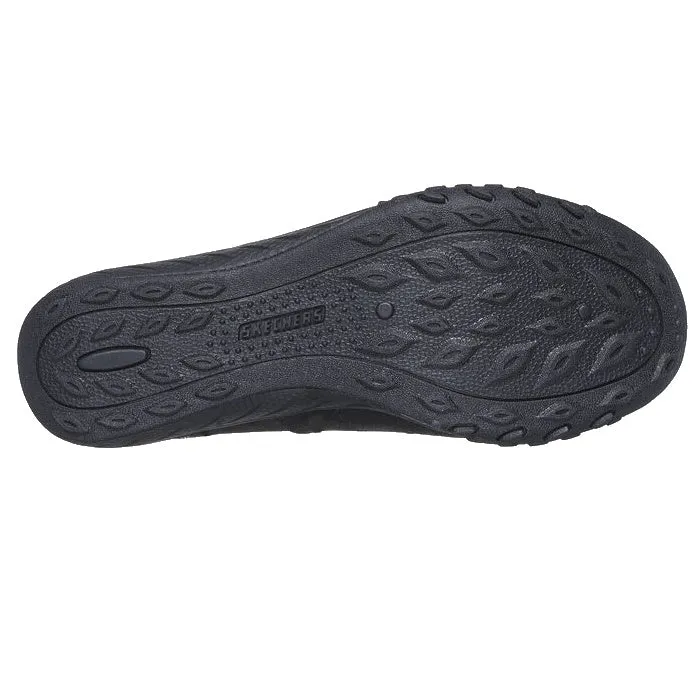 Skechers Womens Slip Ins Breathe Easy My Love - Black