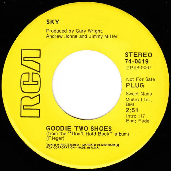 Sky (20) - Goodie Two Shoes (7", Promo) (VG )