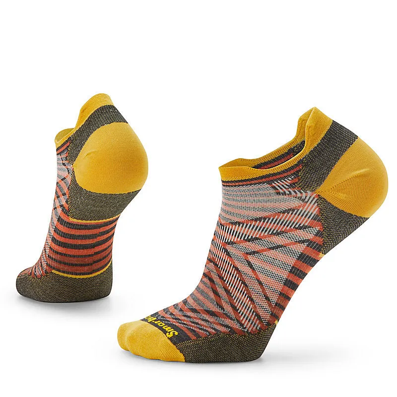 Smartwool Run Zero Cushion Low Ankle Pattern Socks