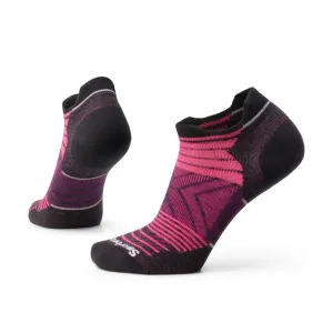 Smartwool Run Zero Cushion Stripe Low Ankle Sock (Women) - Power Pink