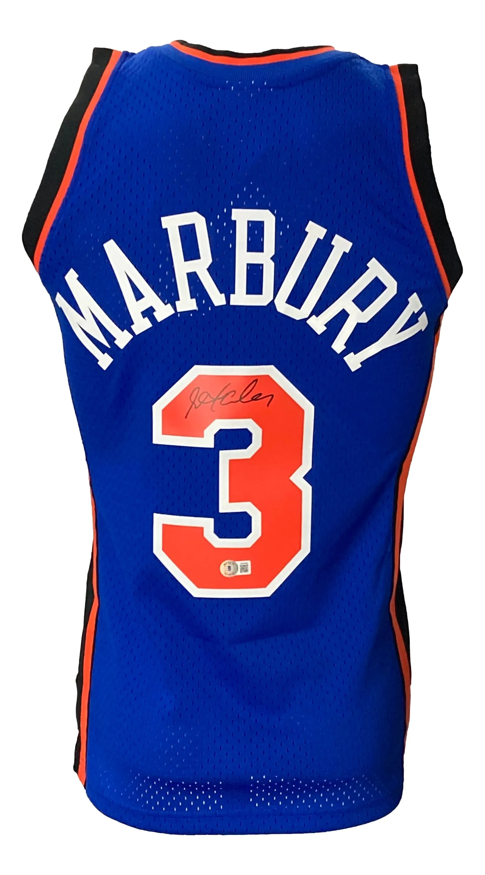 Stephon Marbury Signed New York Knicks 2005/06 M&N HWC Swingman Jersey BAS ITP