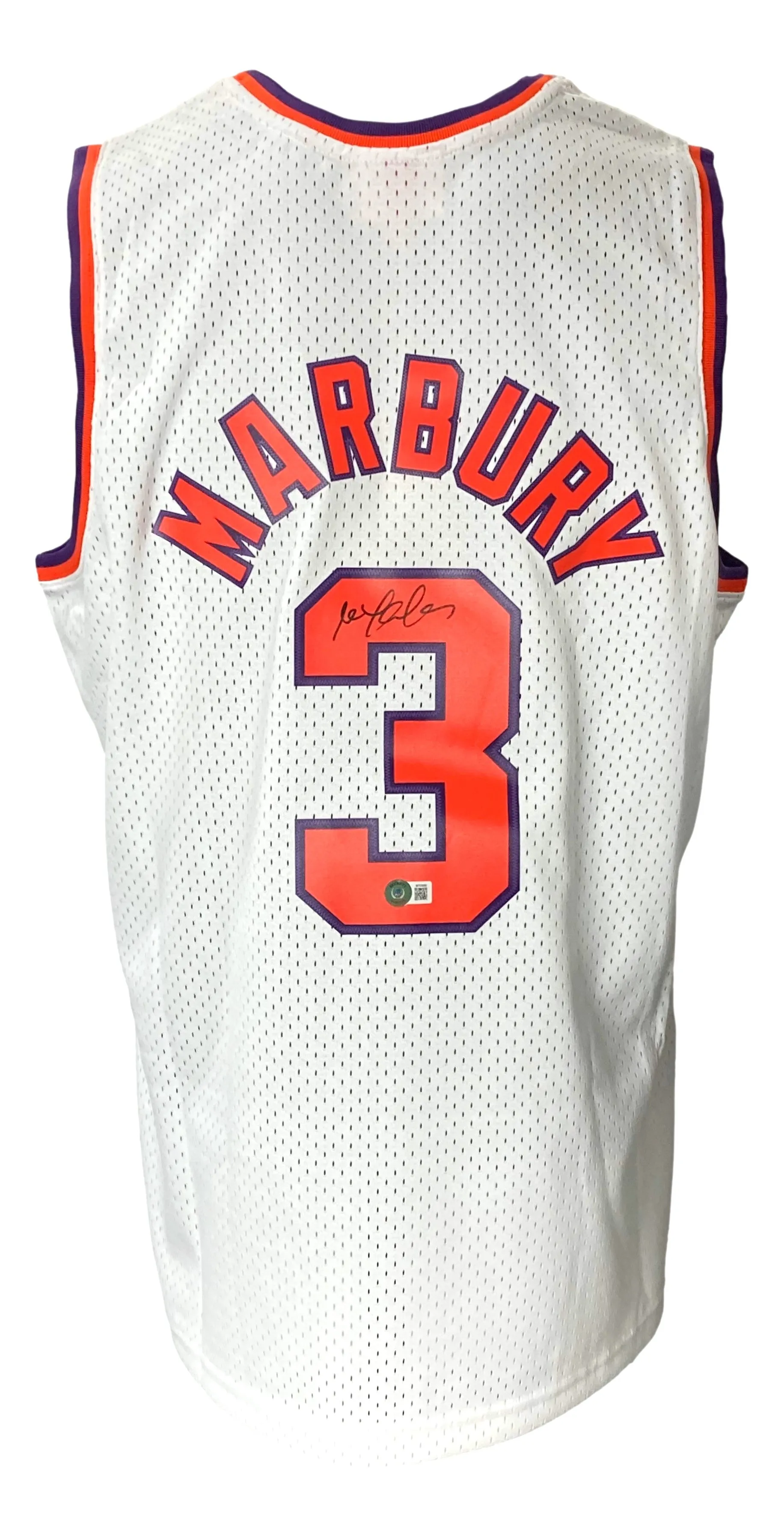 Stephon Marbury Signed Phoenix Suns 2002/03 M&N HWC Swingman Jersey BAS ITP