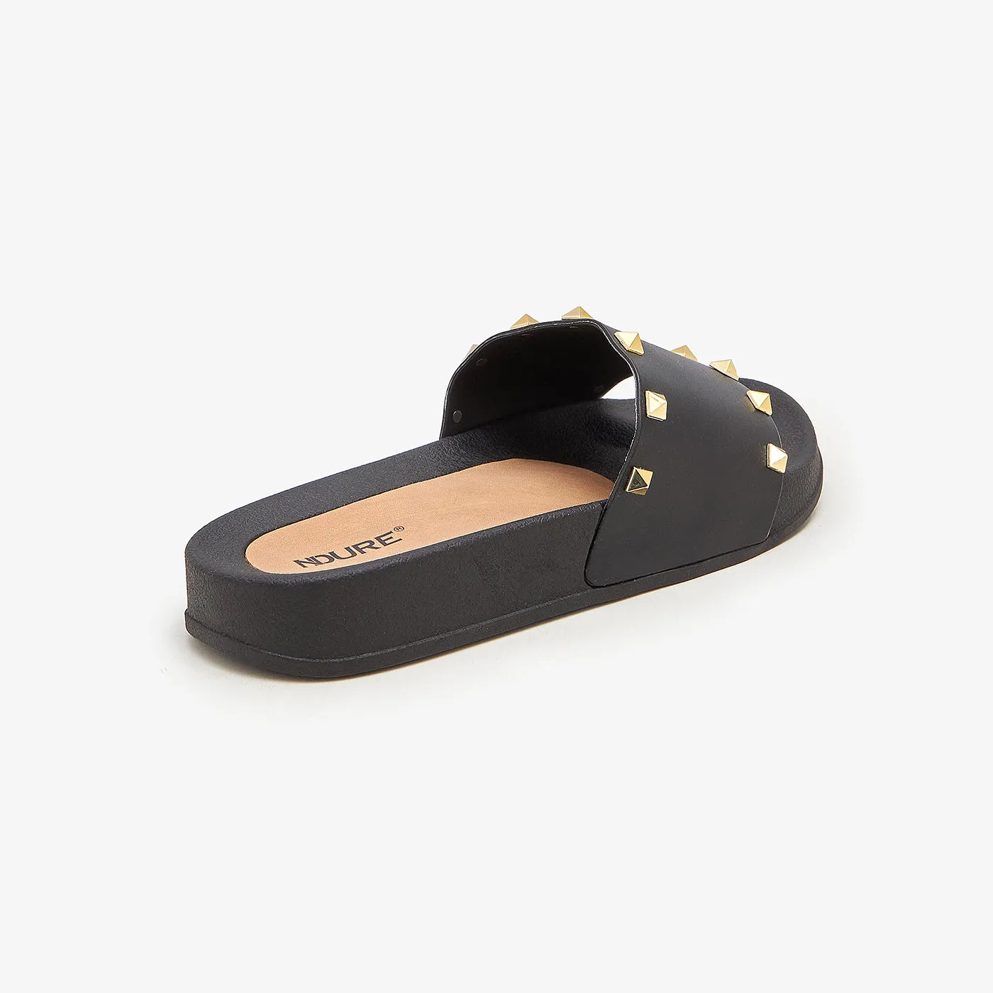 Studded Women's Slides