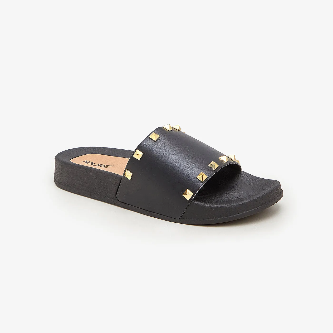 Studded Women's Slides