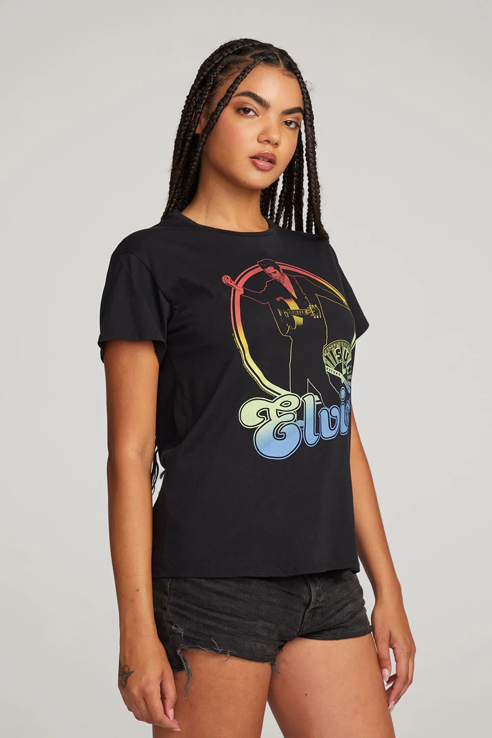 Sun Records Rainbow Elvis Tee