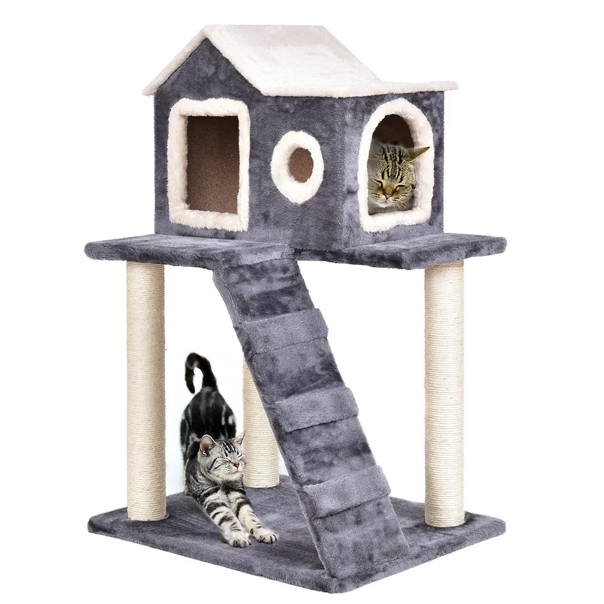 Tangkula Cat Tree, Multi-Level Cat Condo Tower (36")