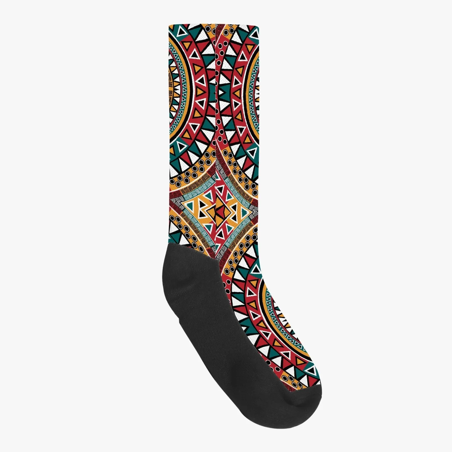 Tribal Kaleidoscope Unisex Reinforced Sports Socks