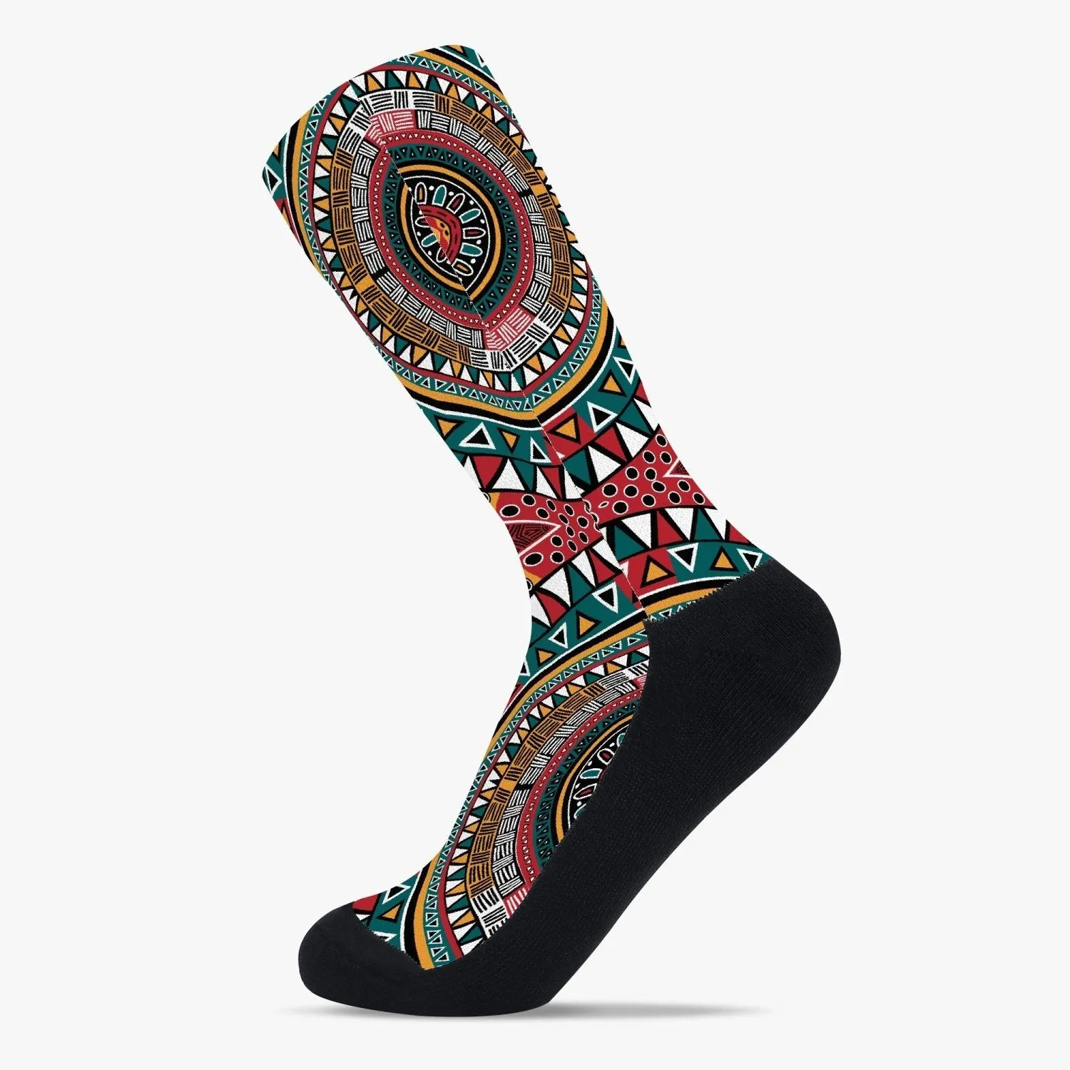 Tribal Kaleidoscope Unisex Reinforced Sports Socks