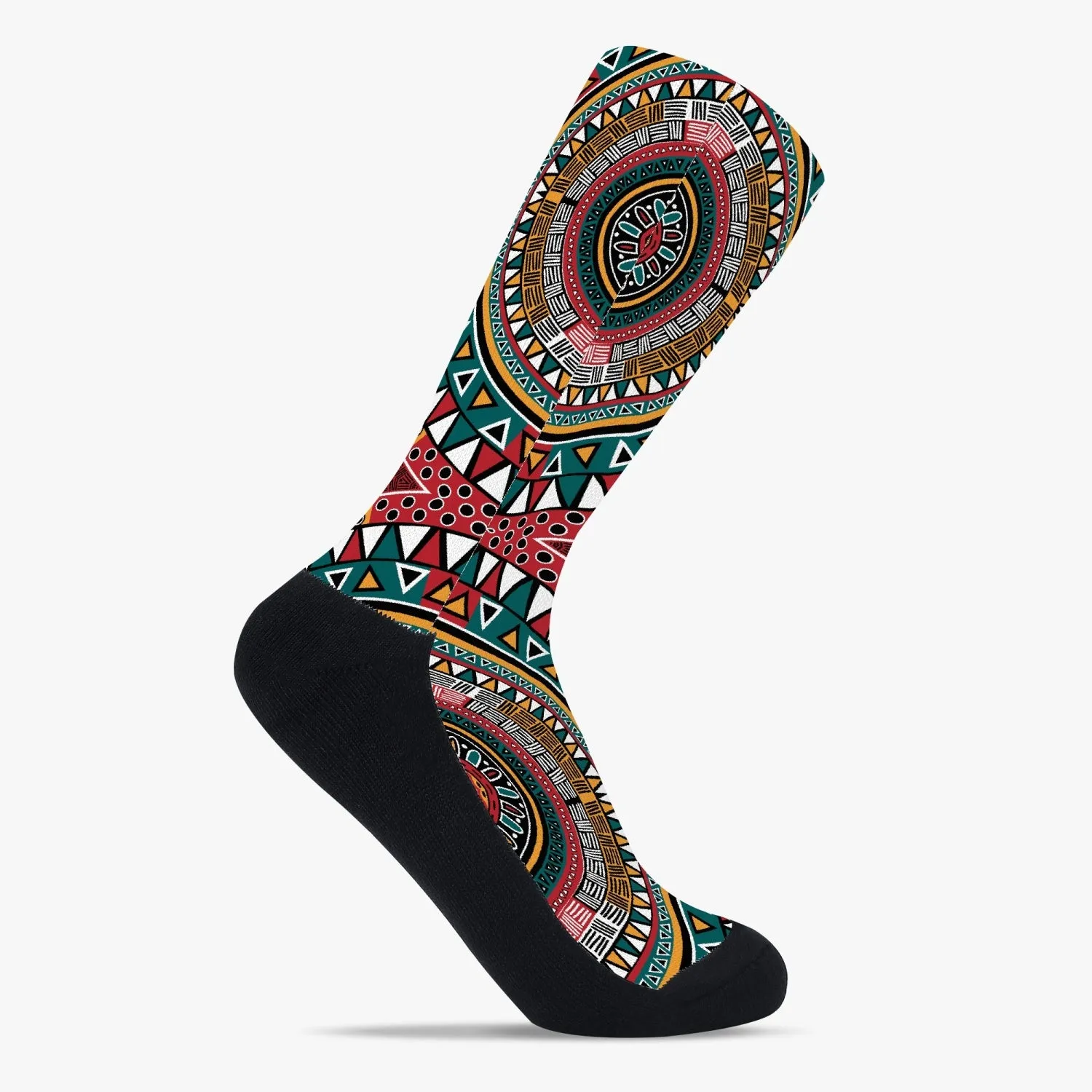 Tribal Kaleidoscope Unisex Reinforced Sports Socks