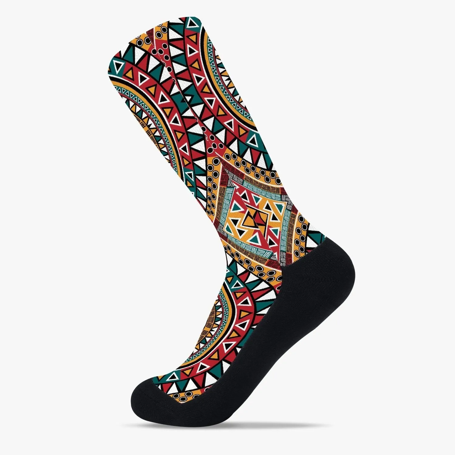 Tribal Kaleidoscope Unisex Reinforced Sports Socks