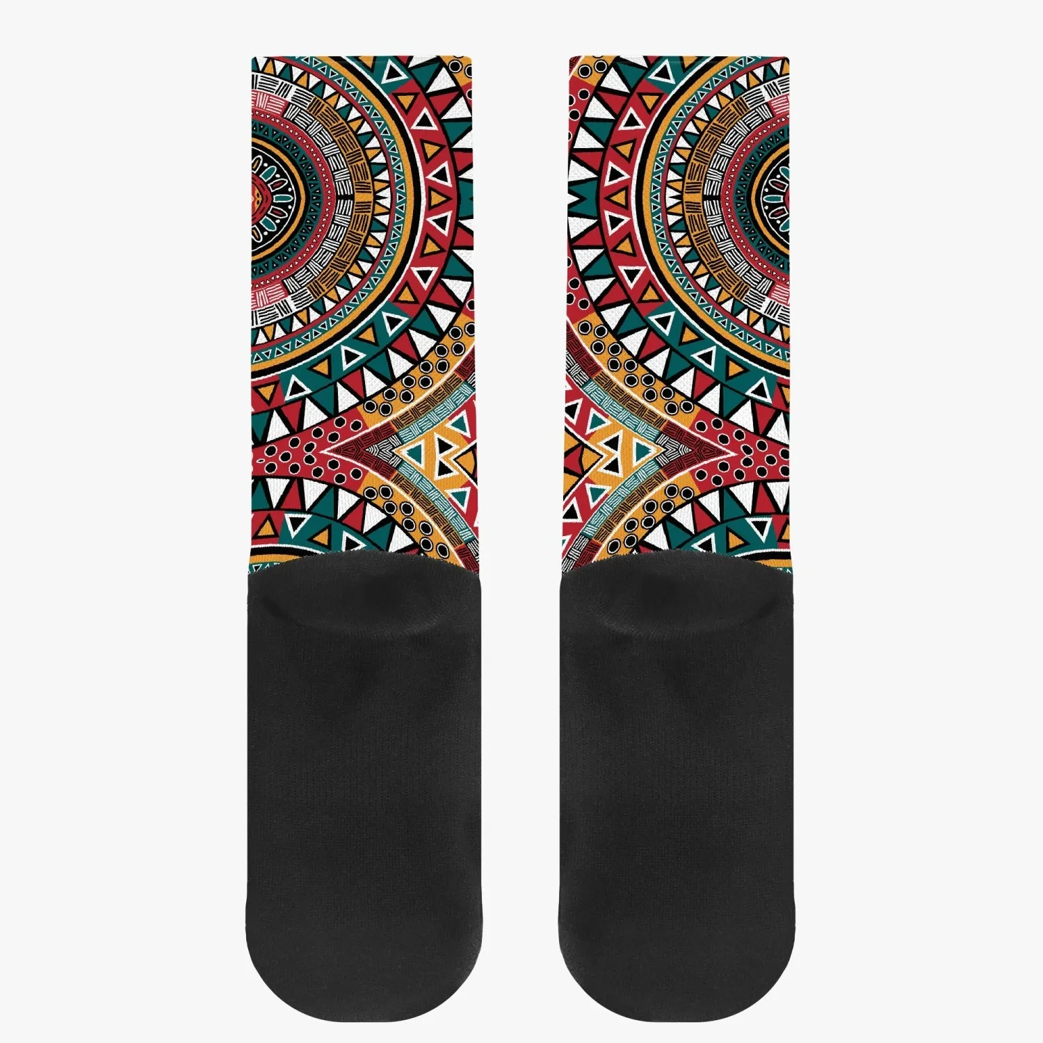 Tribal Kaleidoscope Unisex Reinforced Sports Socks