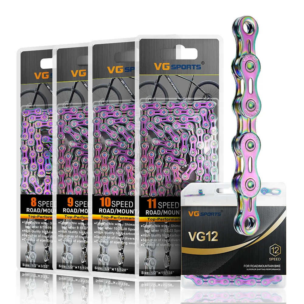 VG Sports Rainbow 8/9/10/11/12 Speed Bicycle Chain