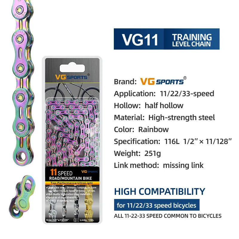 VG Sports Rainbow 8/9/10/11/12 Speed Bicycle Chain