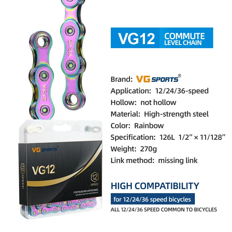 VG Sports Rainbow 8/9/10/11/12 Speed Bicycle Chain