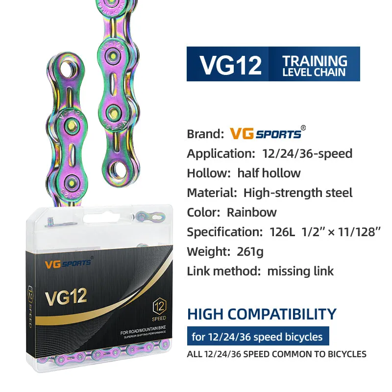 VG Sports Rainbow 8/9/10/11/12 Speed Bicycle Chain