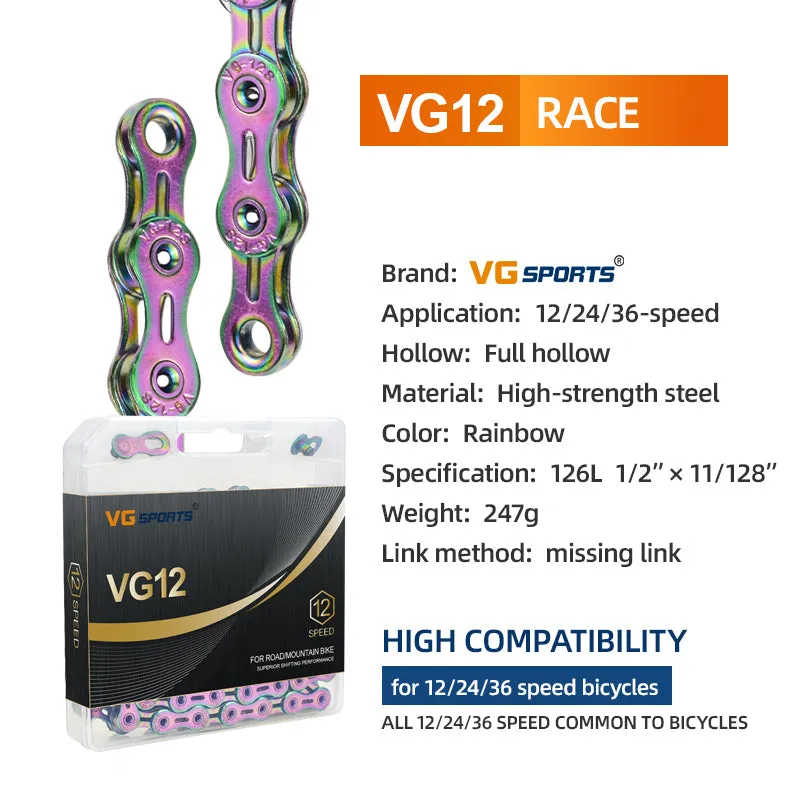 VG Sports Rainbow 8/9/10/11/12 Speed Bicycle Chain