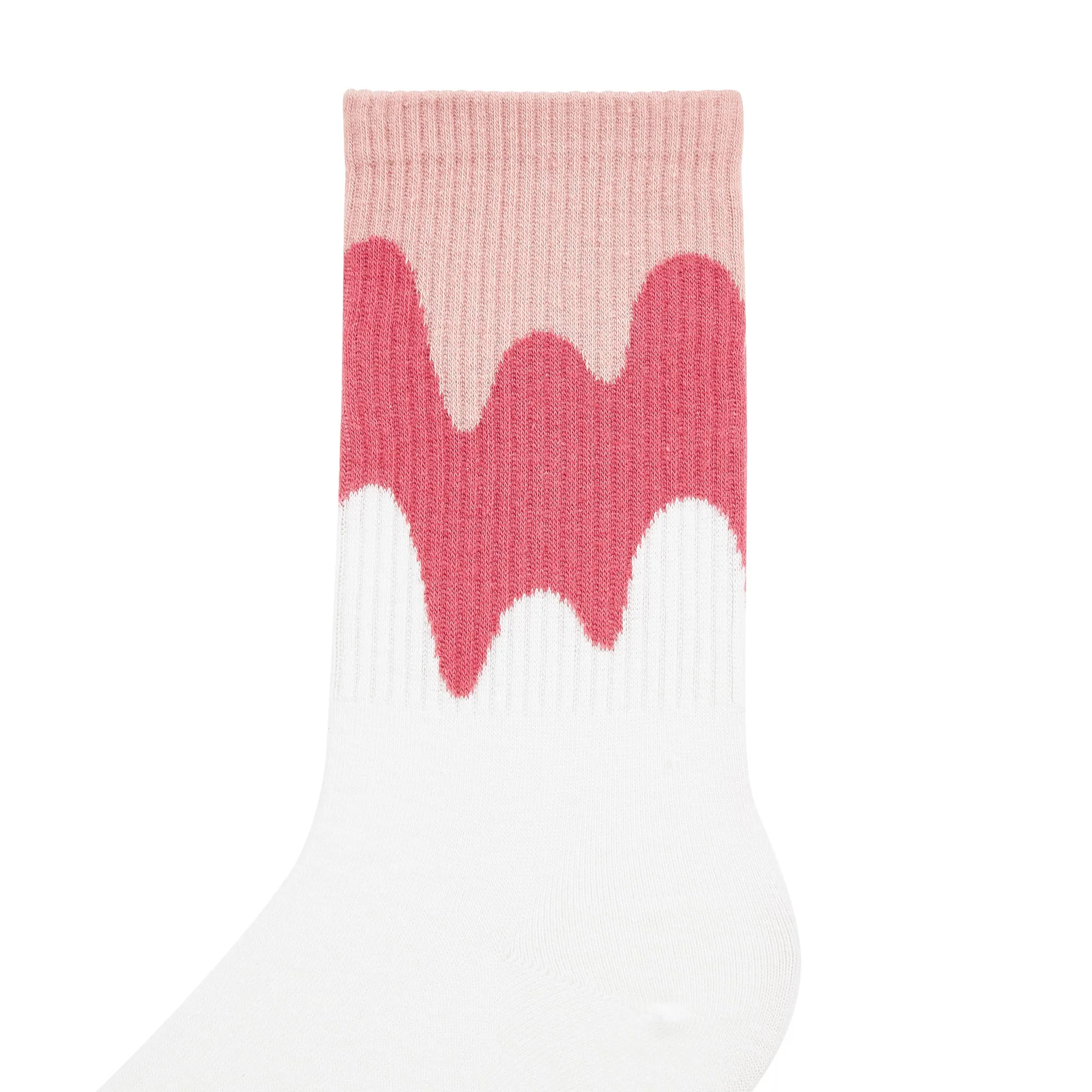 Women's Gradient Paint Quarter Length Socks