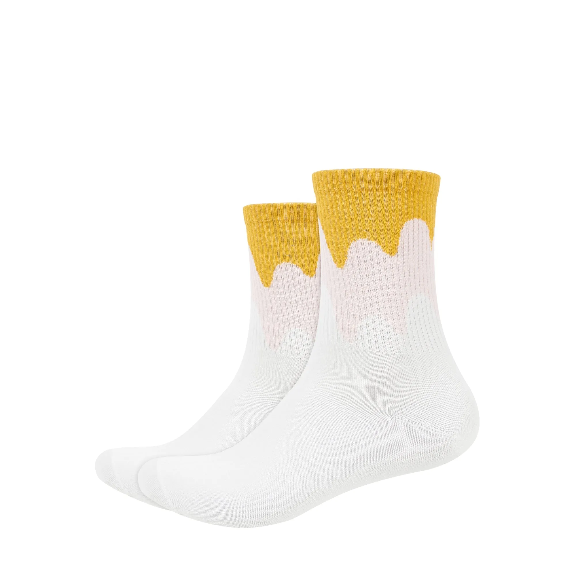 Women's Gradient Paint Quarter Length Socks