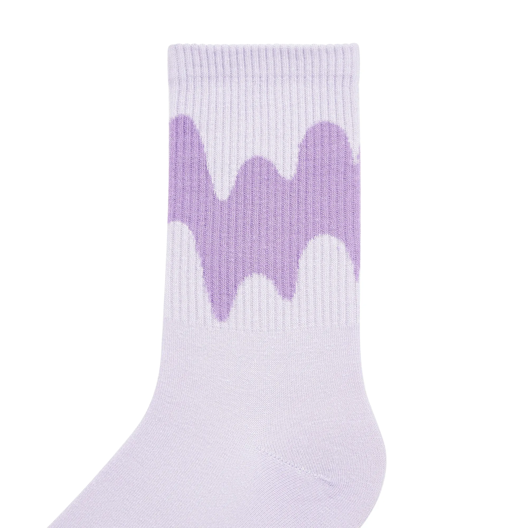 Women's Gradient Paint Quarter Length Socks