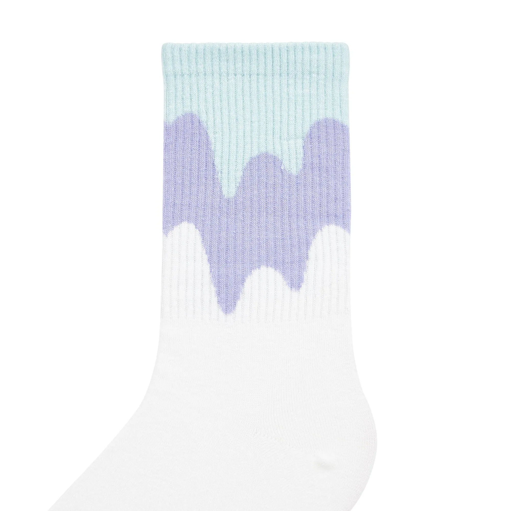 Women's Gradient Paint Quarter Length Socks