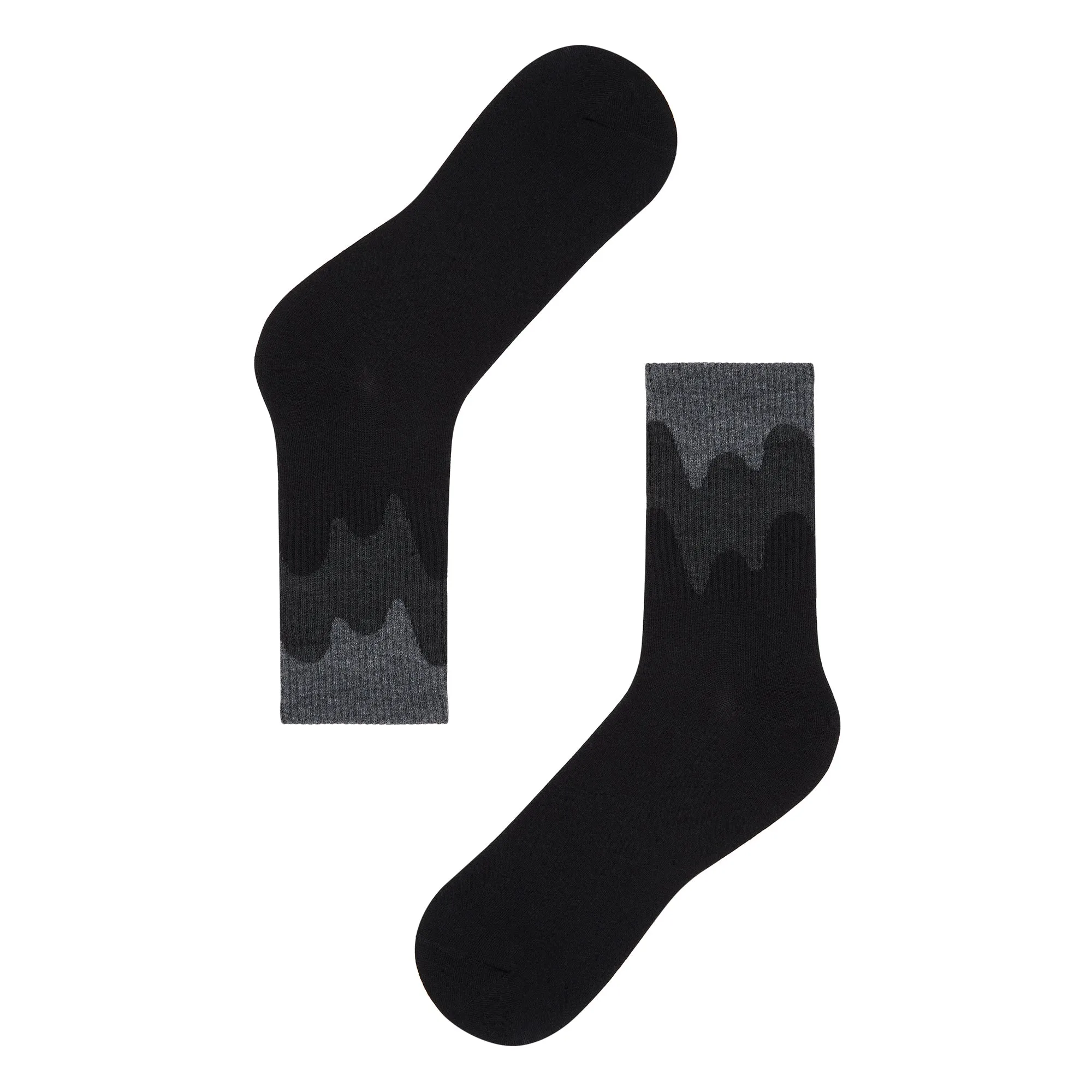 Women's Gradient Paint Quarter Length Socks