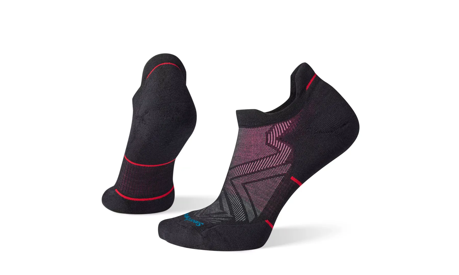 Women's Smartwool Run Targeted Cushion Low Ankle Socks Color: Black