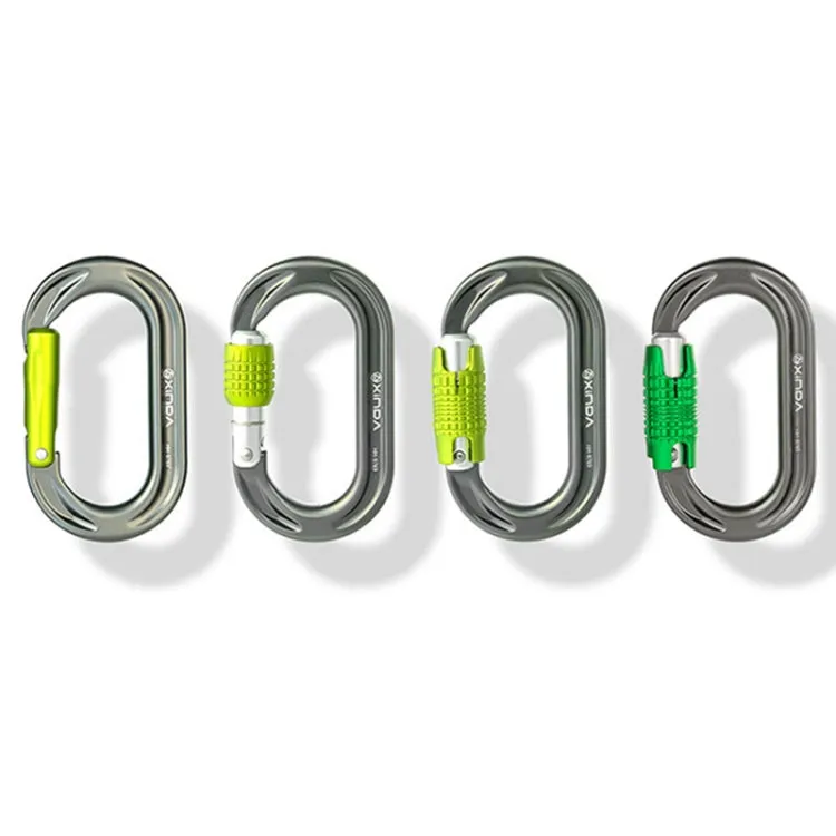 XINDA HH-9769 22/24kN High-strength Outdoor Rock Climbing Load-bearing Lock, Color: Threaded