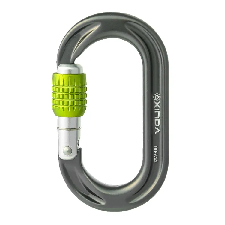 XINDA HH-9769 22/24kN High-strength Outdoor Rock Climbing Load-bearing Lock, Color: Threaded