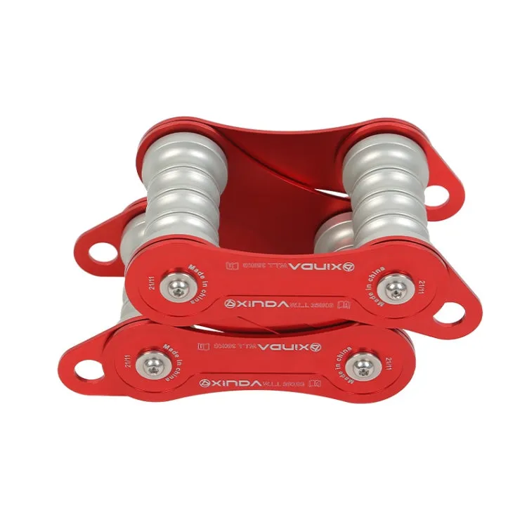 XINDA  Rope Protector Rope Corner Cover Rock Climbing Protect Equipment,Spec: Four-wheel Ropeway