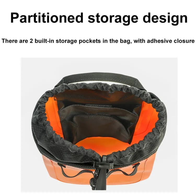 XINDA XD-BAG29 Outdoor High-altitude Operation Tool Bag Rock Climbing and Caving Waist Bag(Orange)