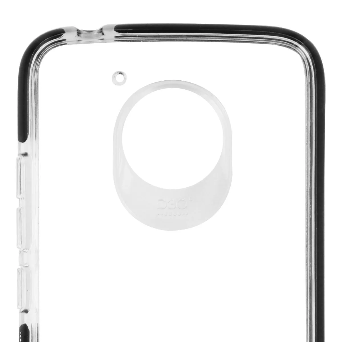 ZAGG D30 Piccadilly Hybrid Hard Case for Motorola Moto E4 - Clear / Black