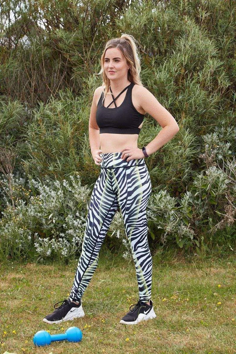 Zebra Print Sports Leggings